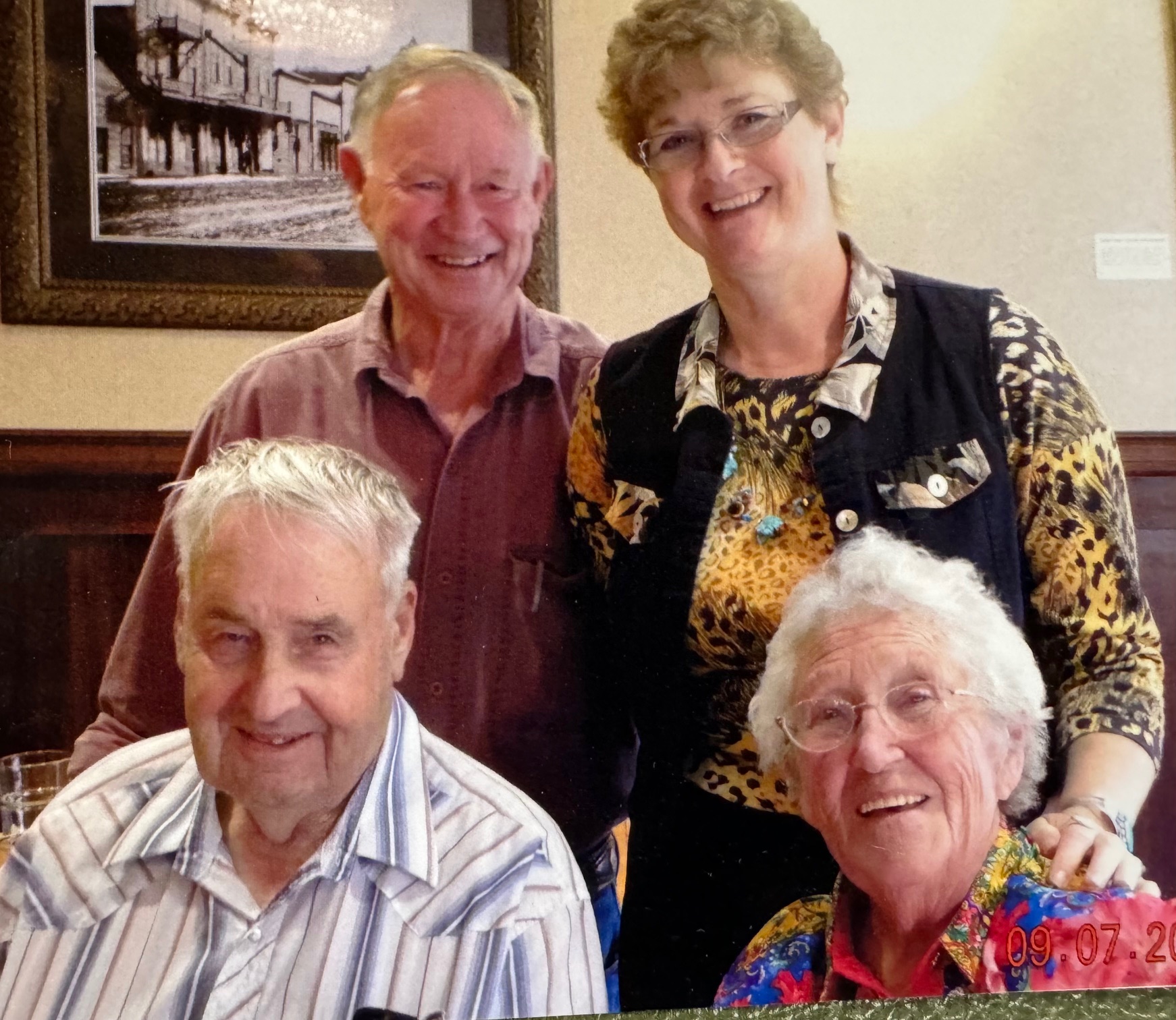 George and June Frison with good Freinds George & Geri Zeimens 