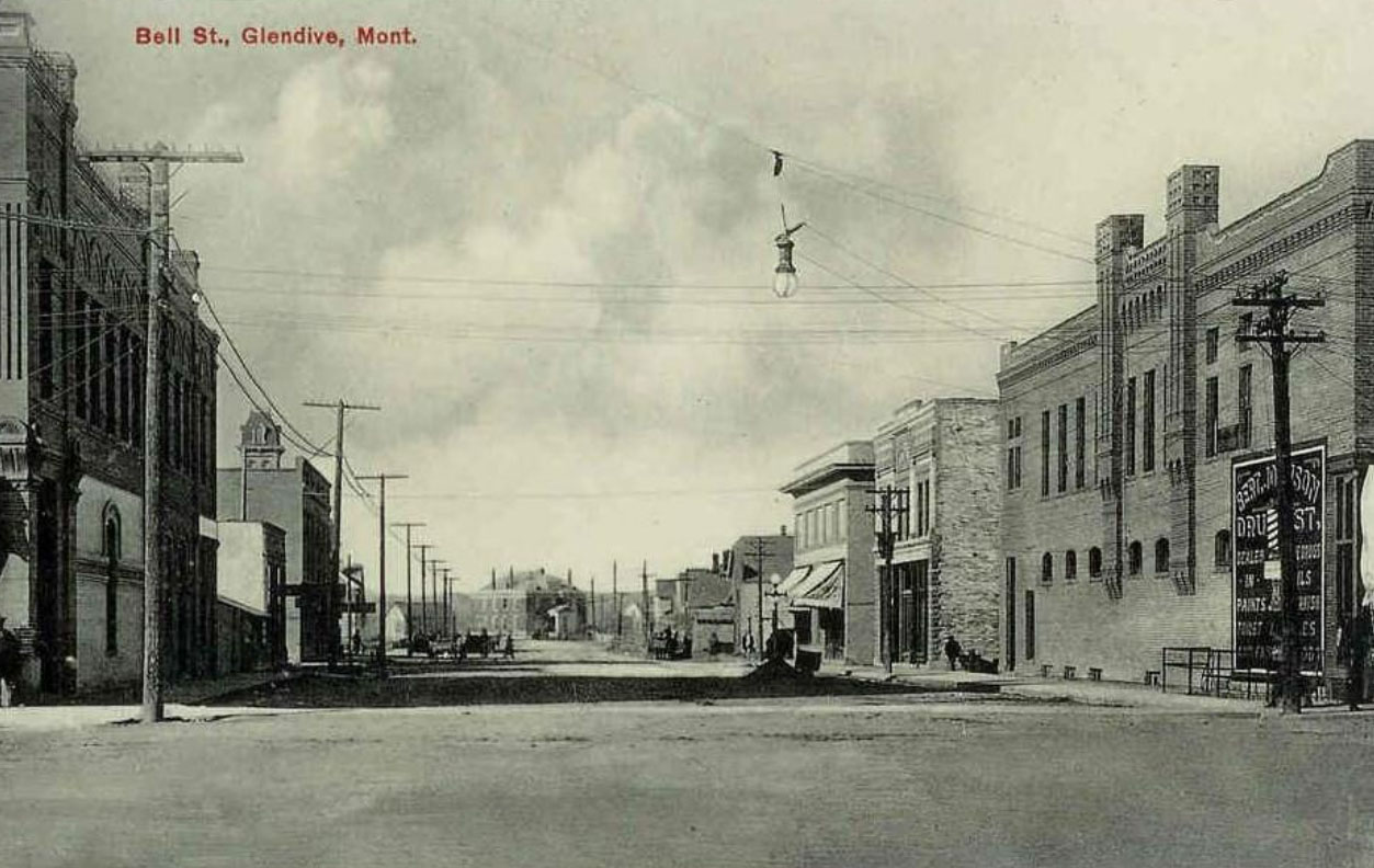 Picture Downtown Glendive Montana