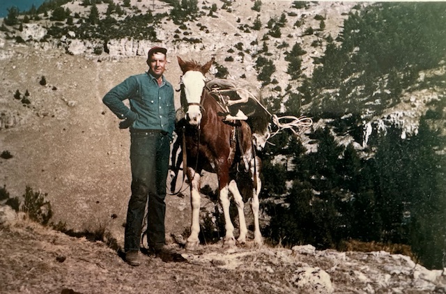 Old 1920 County Mape of Tensleep Wyoming