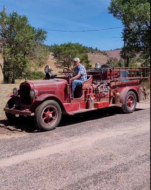 Sunrise fire truck today